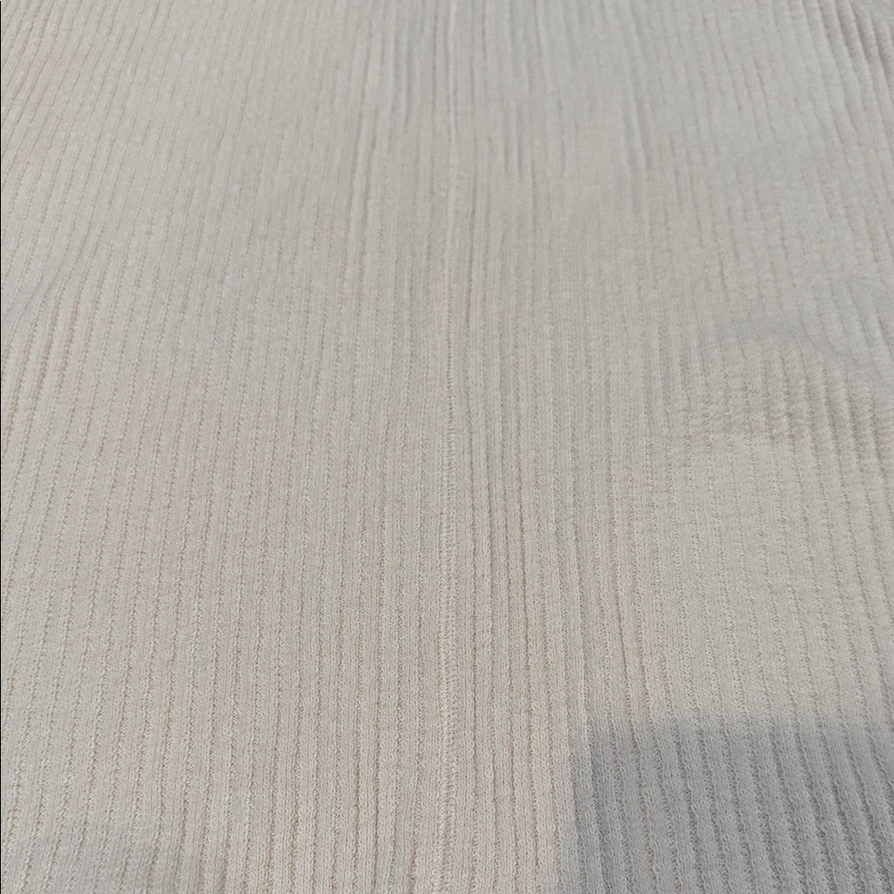 Everlane Elegant Cream Ribbed Dress size large like new! Never worn! - Picture 2 of 6